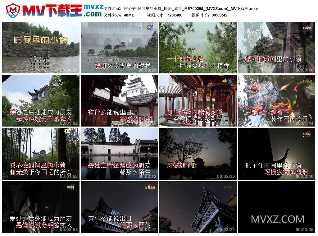 庄心妍-时间里的小偷_国语_流行_ME700295